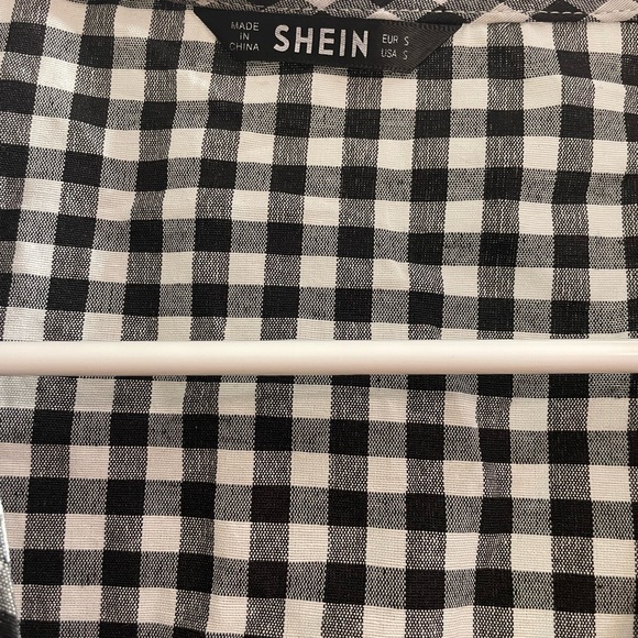 Black and White Checked Top - Picture 2 of 4